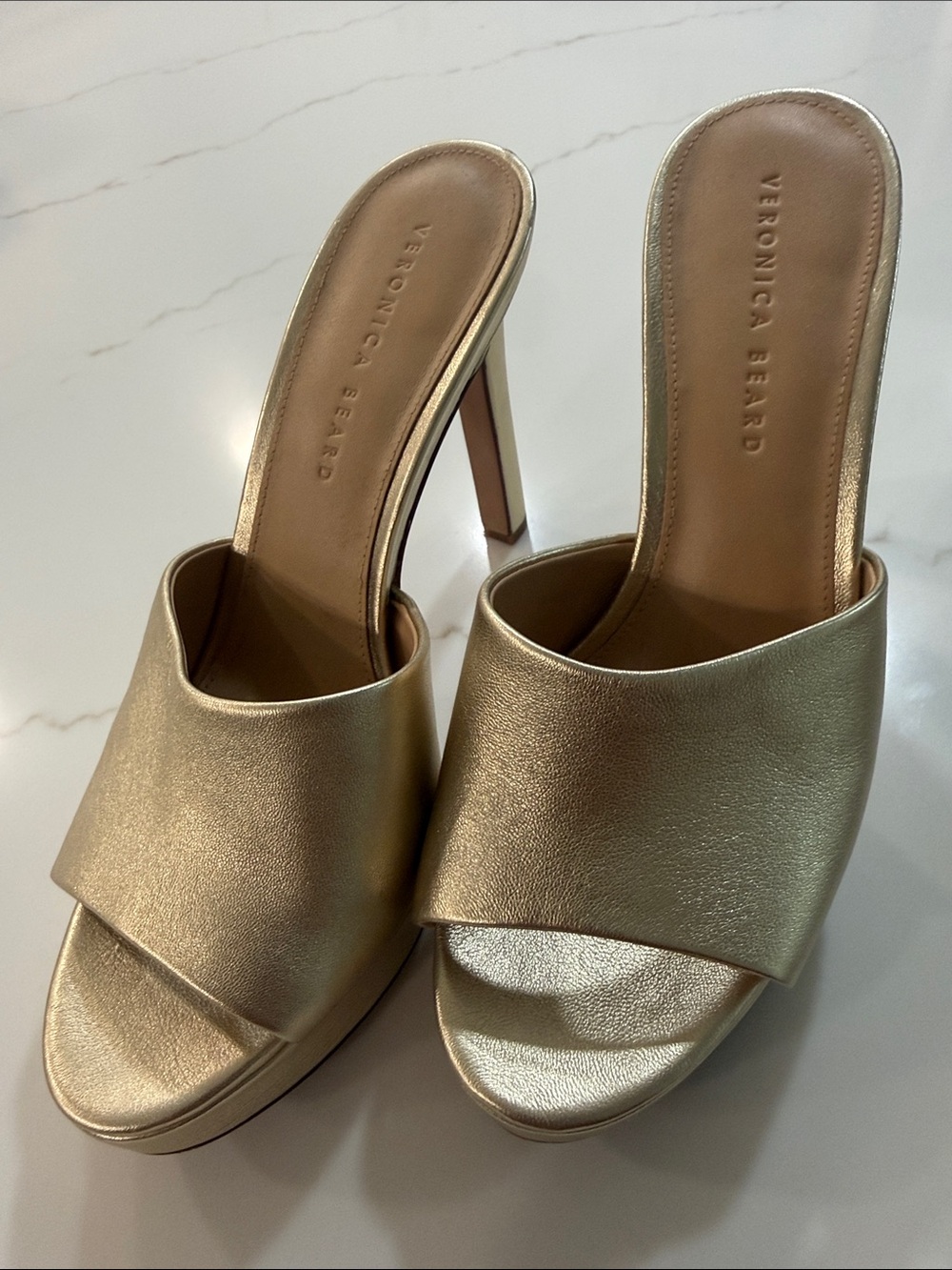 Veronica Beard Vero Cuoio Dali Platform Heeled